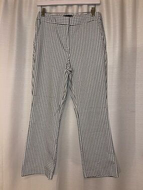 Rachel Zoe Black & White Grid Chinos